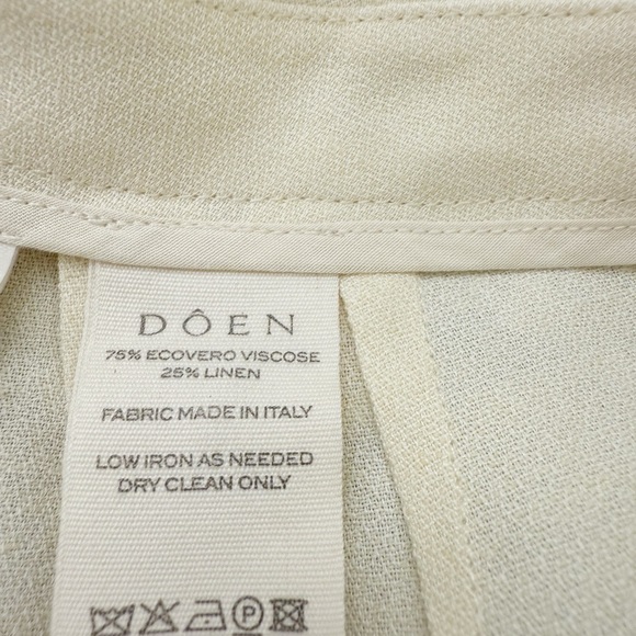 NWT DÔEN Avon Cuffed Hem Sailor Shorts in Limonita Size 6 - Picture 12 of 14